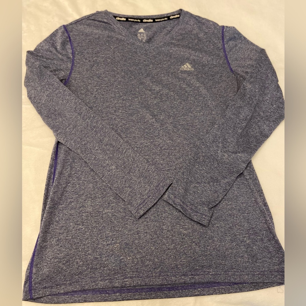 Set of 2 Adidas long sleeve workout shirts - Picture 2 of 7